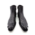 Maurice El Paso Hornback Custom Made Alligator Boot Black