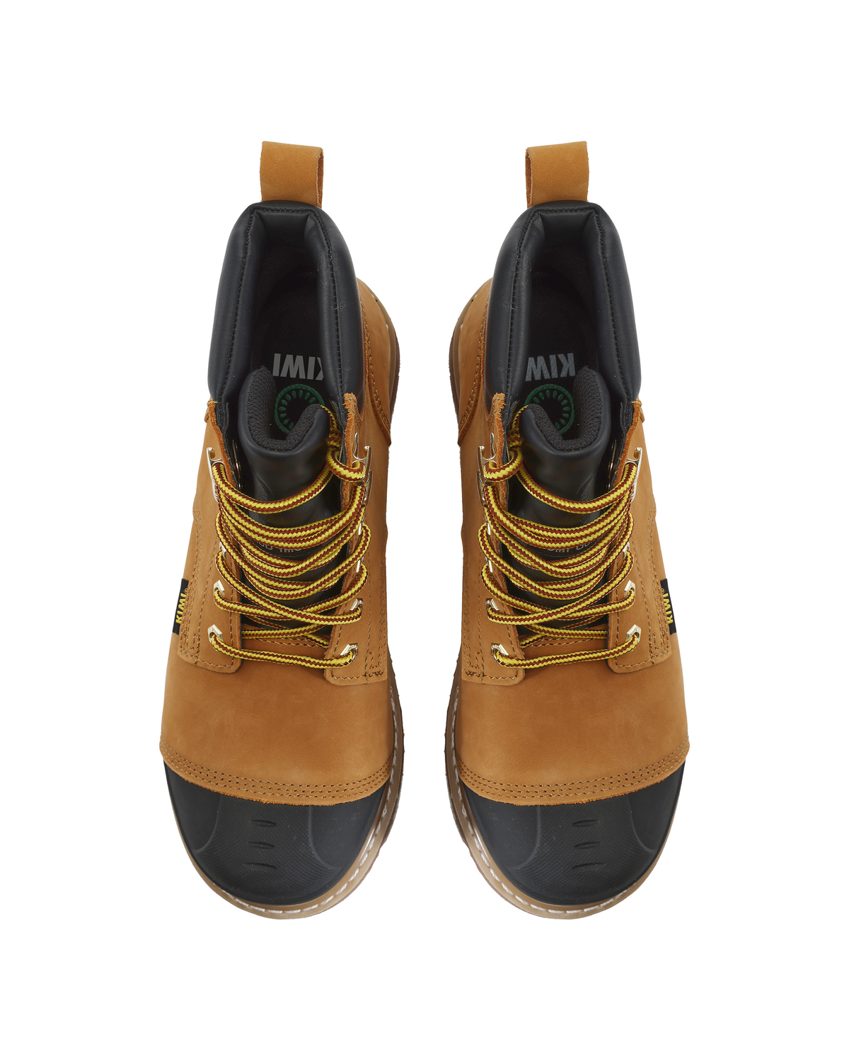Kiwi Premium Wheat Nubuck 6" Steel Toe Waterproof Cap-Toe Work Boots [64000]