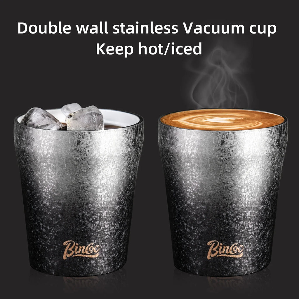 Bincoo 280ml Double Wall Ceramic Lined Travel Mug Car