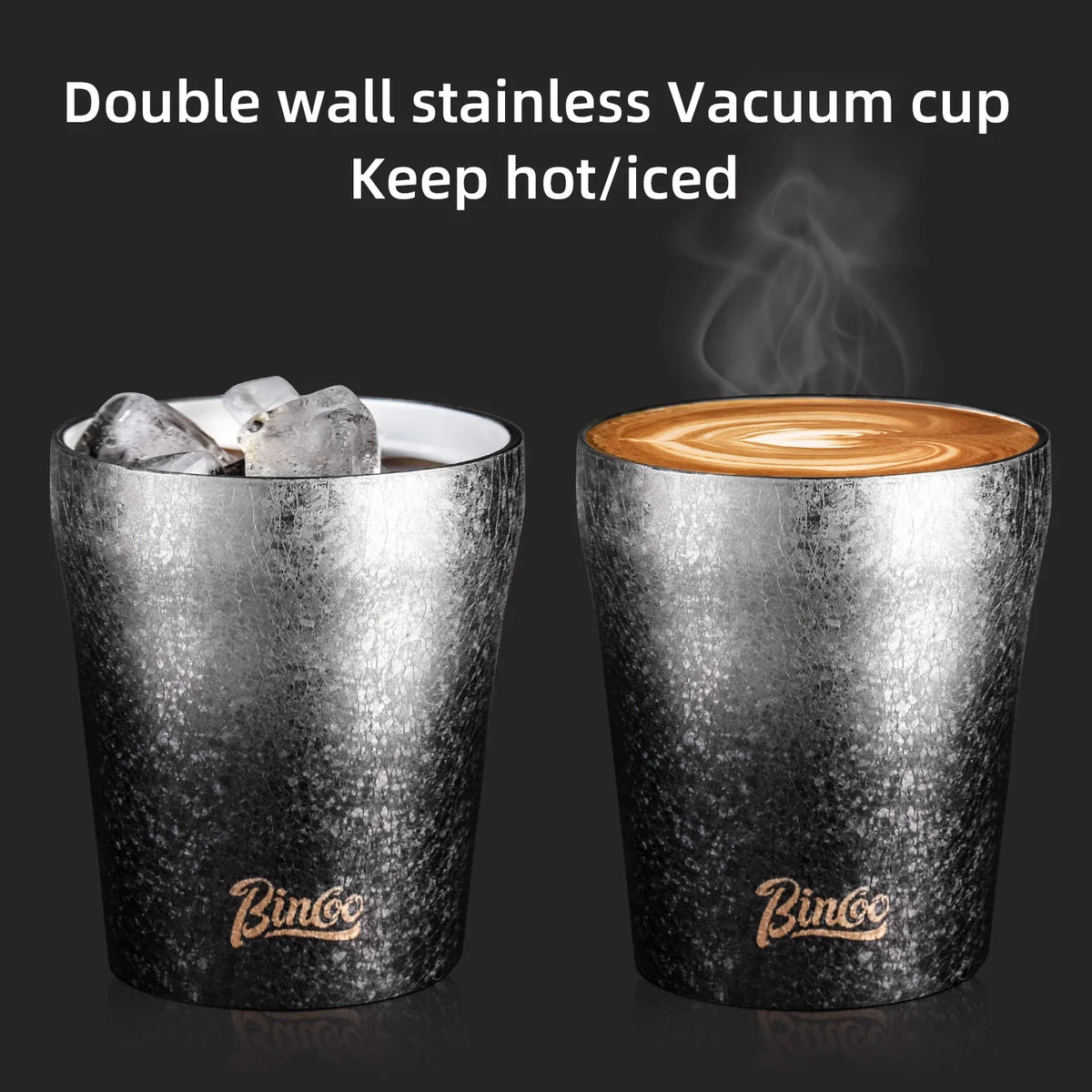 Bincoo 280ml Double Wall Ceramic Lined Travel Mug Car