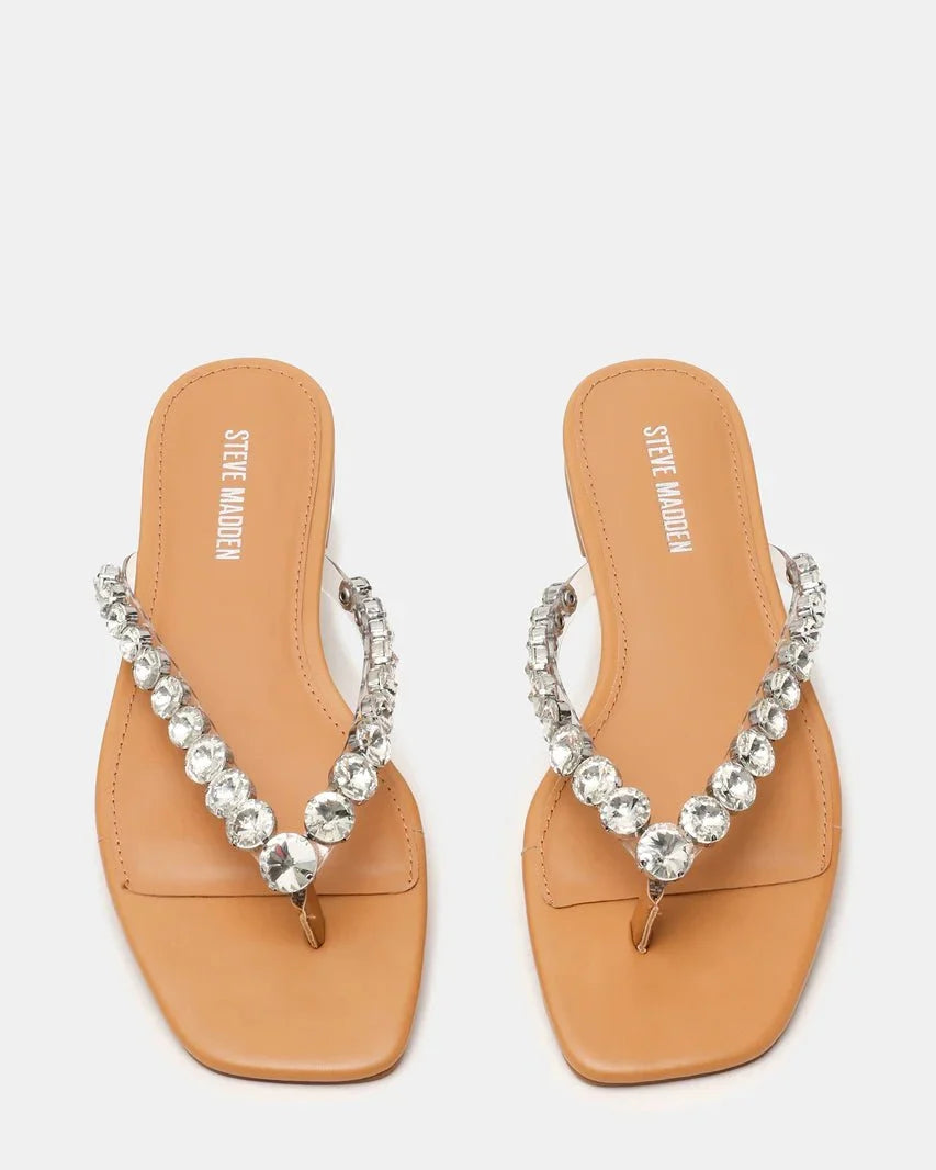 Steve Madden Marble Silver Rhinestones